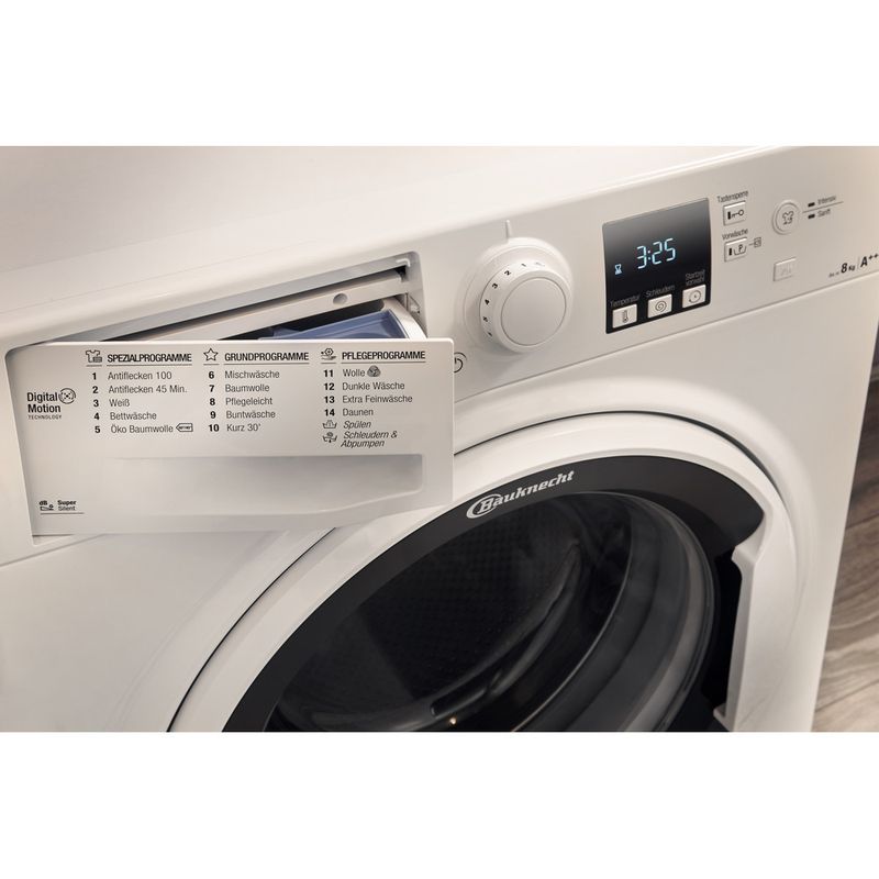 Bauknecht-Waschmaschine-Standgerat-FWM-8F4-Weiss-Frontlader-A----Drawer