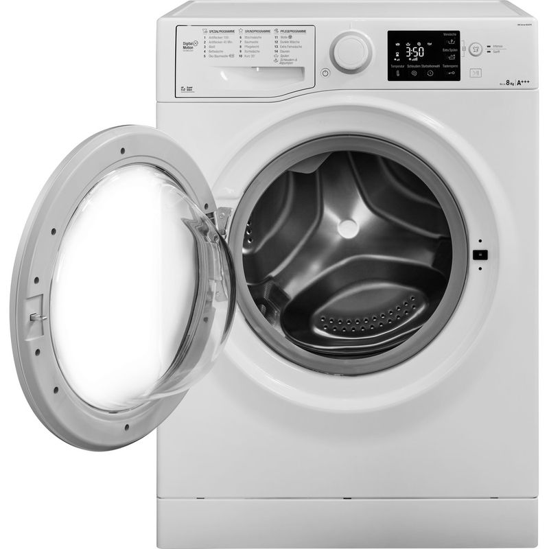 Bauknecht-Waschmaschine-Standgerat-WM-Sense-8G43PS-Weiss-Frontlader-A----Frontal-open