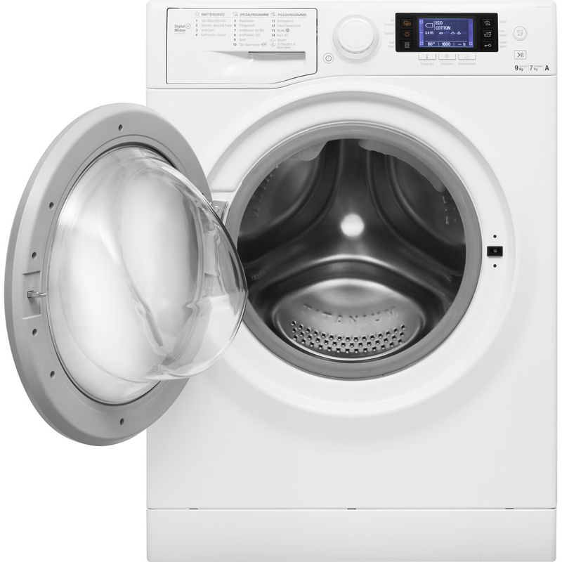 Bauknecht-Waschtrockner-Standgerat-WATK-Sense-97D6-EU-Weiss-Frontlader-Frontal-open