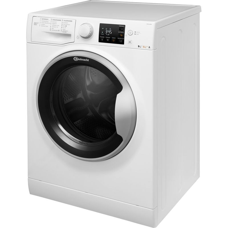 Bauknecht-Waschtrockner-Standgerat-WATK-Sense-96G6-DE-Weiss-Frontlader-Perspective
