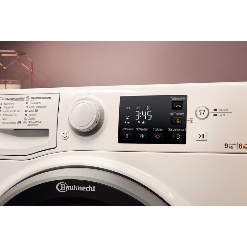 Bauknecht-Waschtrockner-Standgerat-WATK-Sense-96G6-DE-Weiss-Frontlader-Lifestyle-control-panel