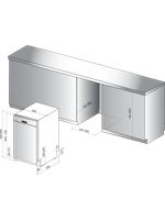 Bauknecht-Dishwasher-Einbaugerat-BSBO-3O21-PF-X-Teilintegriert-A---Technical-drawing