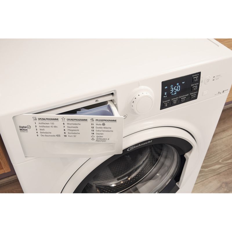 Bauknecht-Waschmaschine-Standgerat-Super-Eco-7418-Weiss-Frontlader-A----Drawer