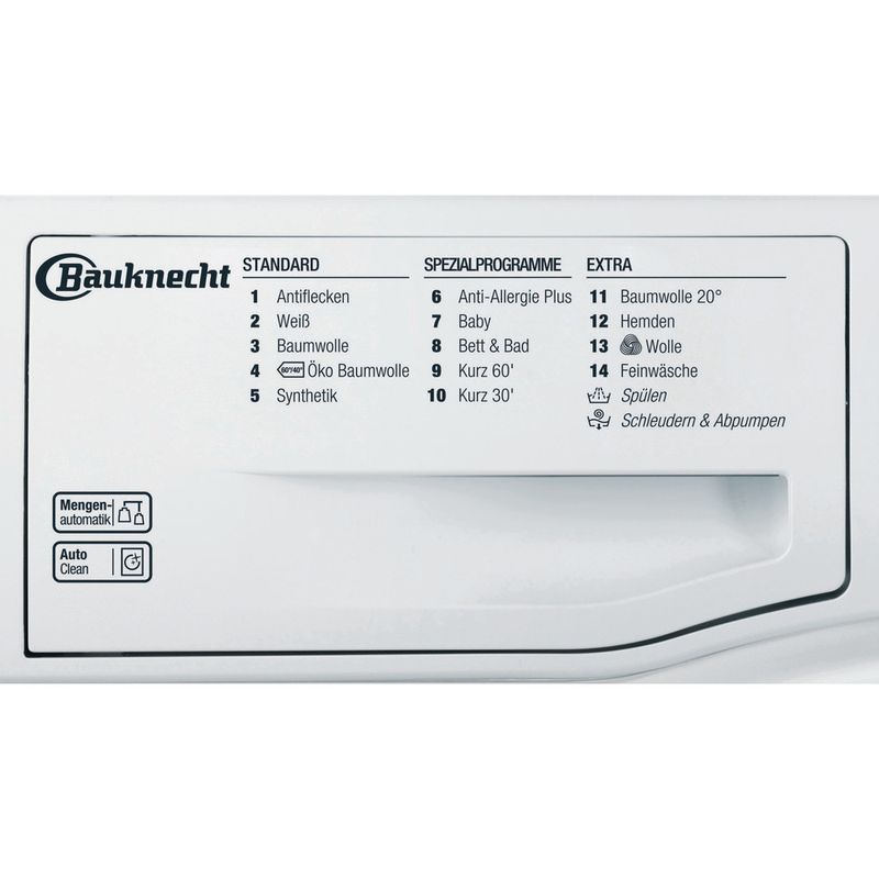 Bauknecht-Waschmaschine-Standgerat-HWM-8F4-Weiss-Frontlader-A----Program