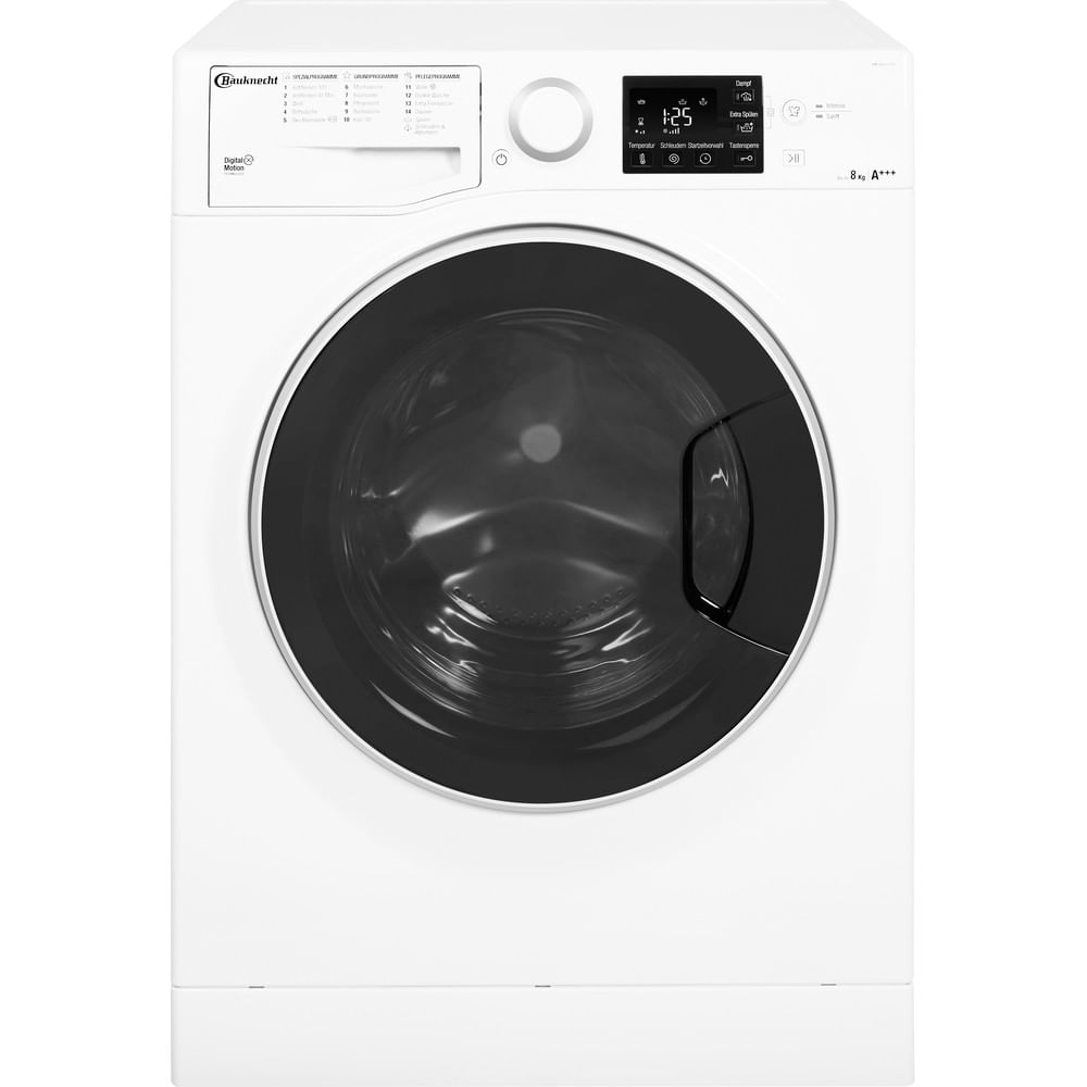 Entdecken Sie die geräumige Frontlader Waschmachine WM Steam 8 100 mit sehr geringem Energieverbrauch & 1.400 Umdrehungen pro Minute. Unkompliziert waschen.