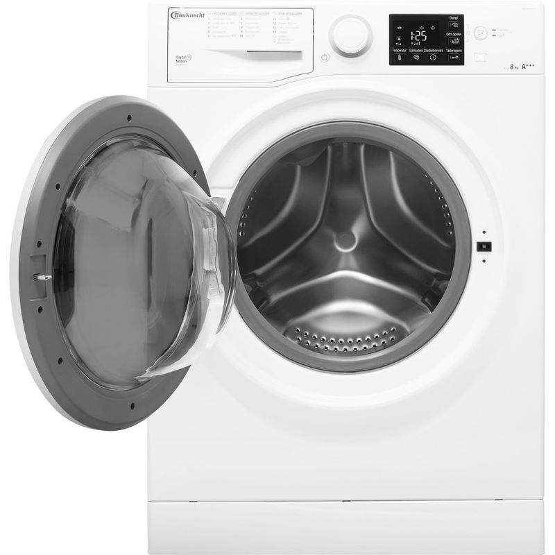 Bauknecht-Waschmaschine-Standgerat-WM-Steam-8-100-Weiss-Frontlader-A----Frontal-open
