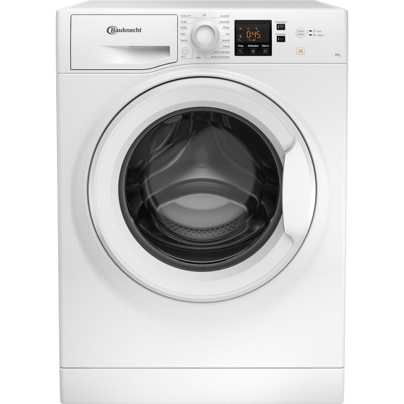 Bauknecht-Waschmaschine-Standgerat-WWA-843-Weiss-Frontlader-D-Frontal