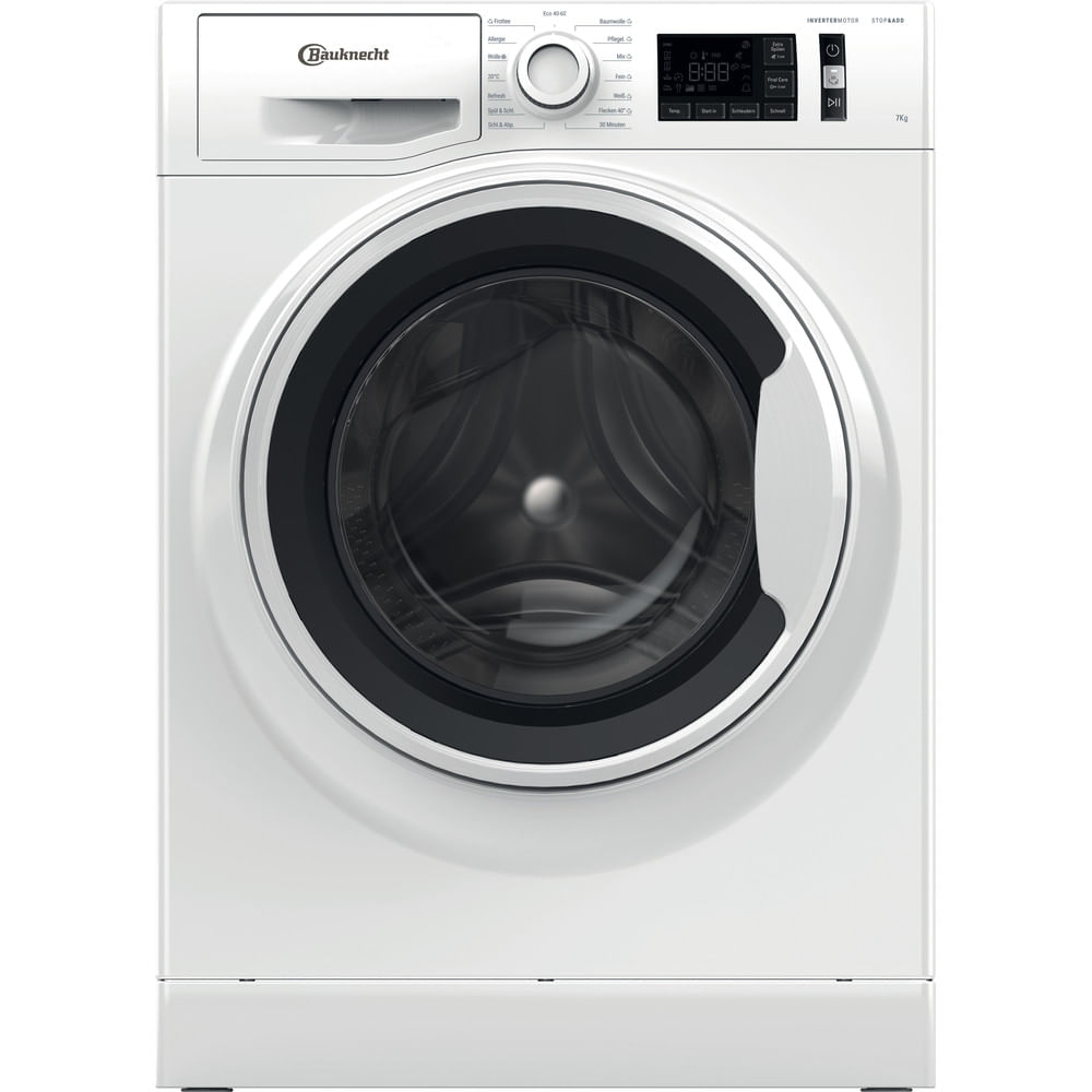 Entdecken Sie die geräumige Active Care Frontlader Waschmachine WA Ultra 711C mit einem Fassungsvermögen von bis zu 7,0kg. Energieeffizienzklasse D.