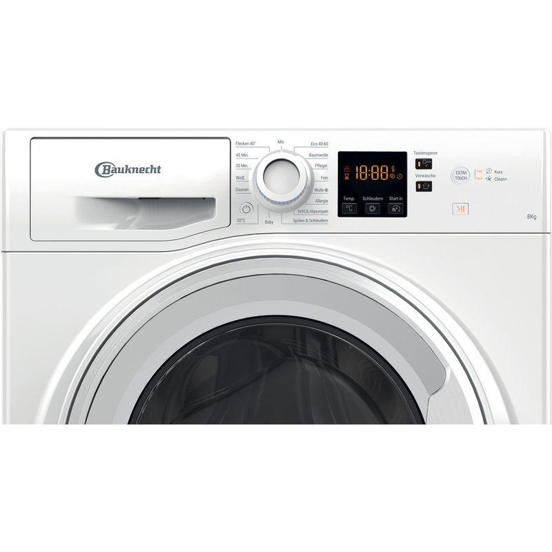 Bauknecht-Waschmaschine-Standgerat-BPW-814-Weiss-Frontlader-D-Control-panel