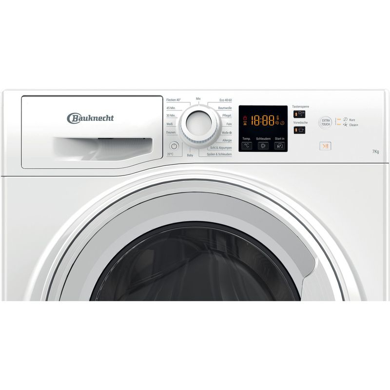 Bauknecht-Waschmaschine-Standgerat-EZ-7W4-Weiss-Frontlader-E-Control-panel