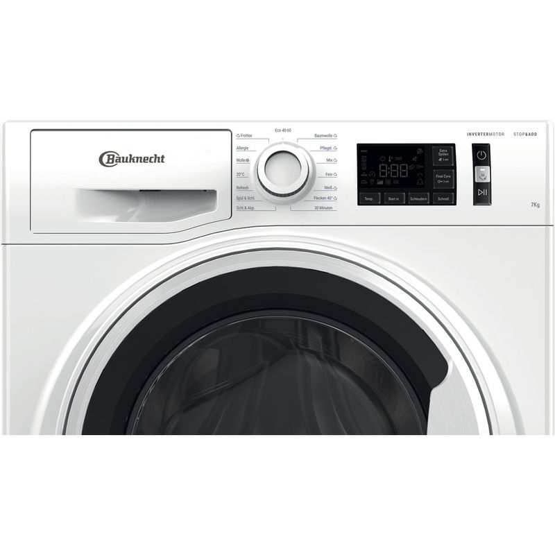 Bauknecht-Waschmaschine-Standgerat-W-Active-711C-Weiss-Frontlader-D-Control-panel