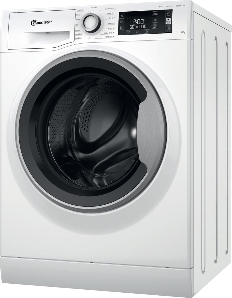 Bauknecht-Waschmaschine-Standgerat-WM-Class-823-PS-Weiss-Frontlader-B-Perspective
