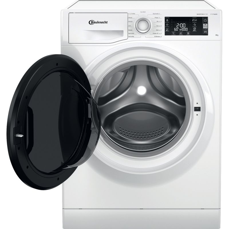 Bauknecht-Waschmaschine-Standgerat-W-Active-823-PS-Weiss-Frontlader-B-Frontal-open