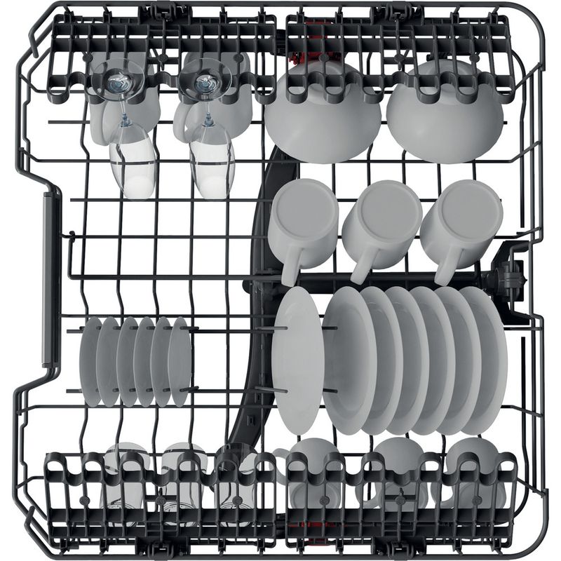 Bauknecht Dishwasher Einbaugerät OBIO PowerClean 6330 Vollintegriert (Lieferung ohne Möbelfront) D Rack