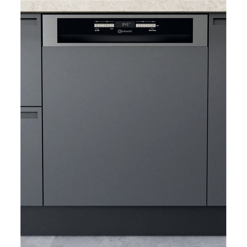 Bauknecht Dishwasher Einbaugerät OBBO PowerClean 6330 Teilintegriert D Frontal