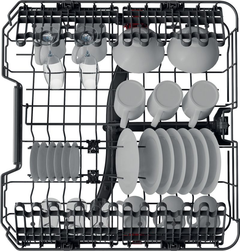 Bauknecht Dishwasher Einbaugerät BIO 3O26 PF Vollintegriert (Lieferung ohne Möbelfront) E Rack