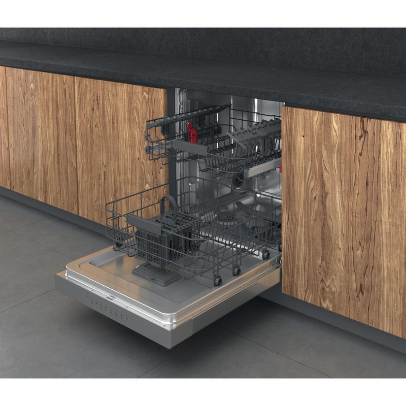 Bauknecht Dishwasher Einbaugerät OBUC Ecostar 5320 Unterbau D Perspective open