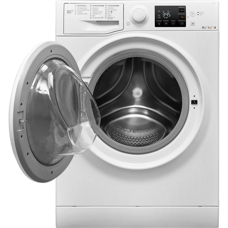 Bauknecht-Waschtrockner-Standgerat-WT-86G4-DE-N-Weiss-Frontlader-Frontal-open