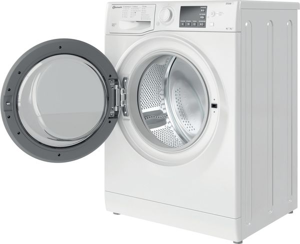 Bauknecht Waschtrockner Standgerät WD AO 8514 N Weiss Frontlader Perspective open