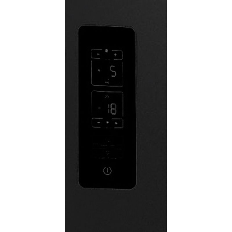 Bauknecht-Kuhl----Gefrierkombination-Standgerat-KSN-19-SW-Schwarz-4-doors-Control-panel