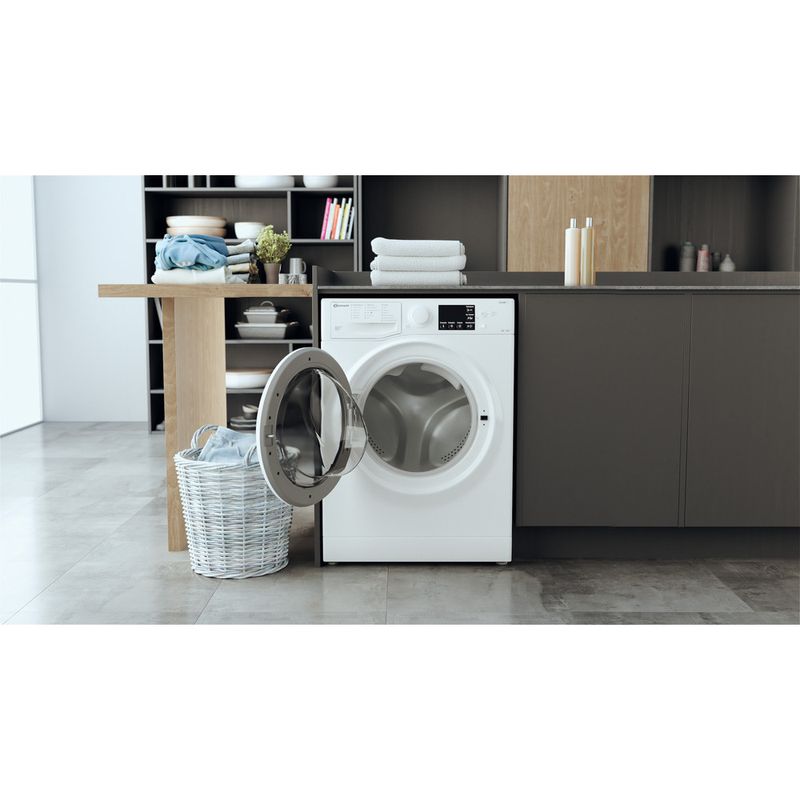 Bauknecht Waschtrockner Standgerät WD AO 8514 N Weiss Frontlader Lifestyle frontal open