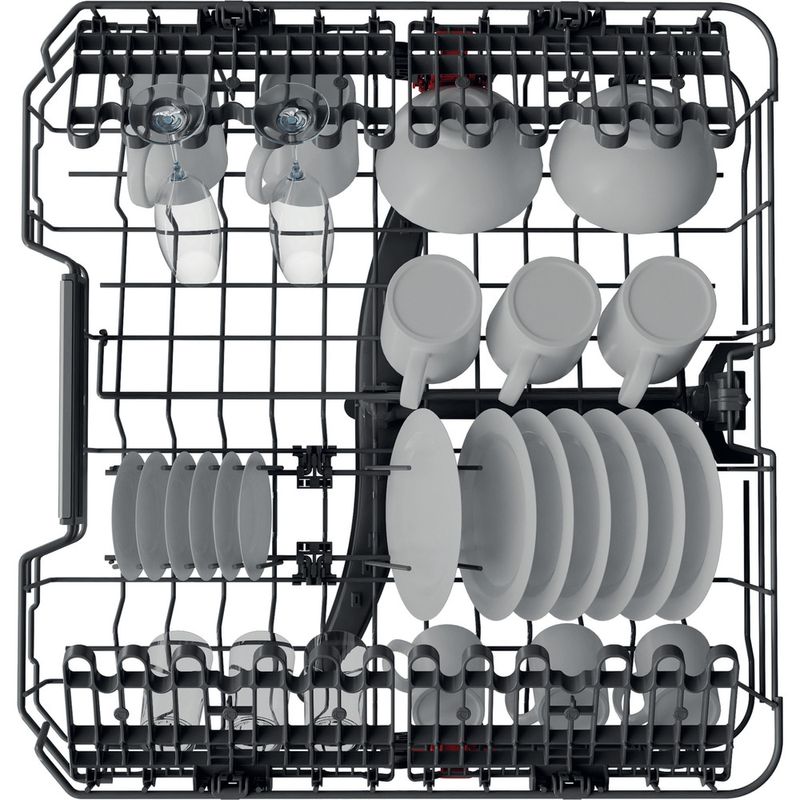 Bauknecht Dishwasher Einbaugerät BCIO 3O41 PLET S Vollintegriert (Lieferung ohne Möbelfront) C Rack
