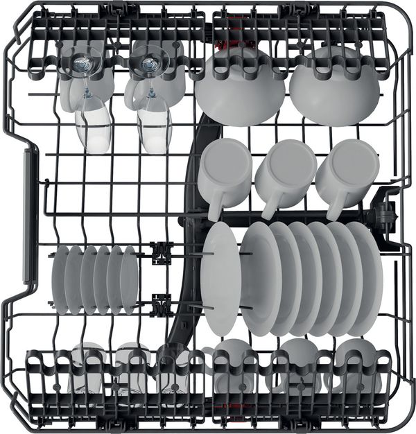Bauknecht Dishwasher Einbaugerät BCIO 3O41 PLE S Vollintegriert (Lieferung ohne Möbelfront) C Rack