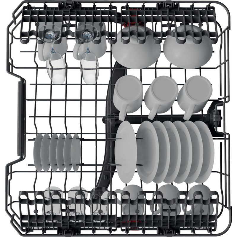 Bauknecht Dishwasher Einbaugerät IBIO 3C33 E Vollintegriert (Lieferung ohne Möbelfront) D Rack