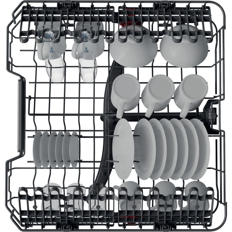Bauknecht Dishwasher Einbaugerät BCIO 3T133 PFETC Vollintegriert (Lieferung ohne Möbelfront) D Rack