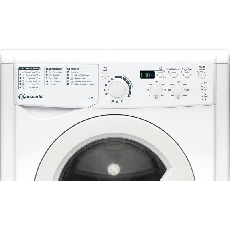 Bauknecht-Waschmaschine-Standgerat-WM-MT-7-IV-N-Weiss-Frontlader-E-Control-panel