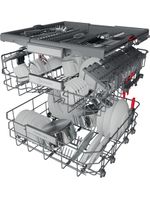 Bauknecht Dishwasher Einbaugerät BUO 3O41 PLT X Unterbau C Technical Translucent