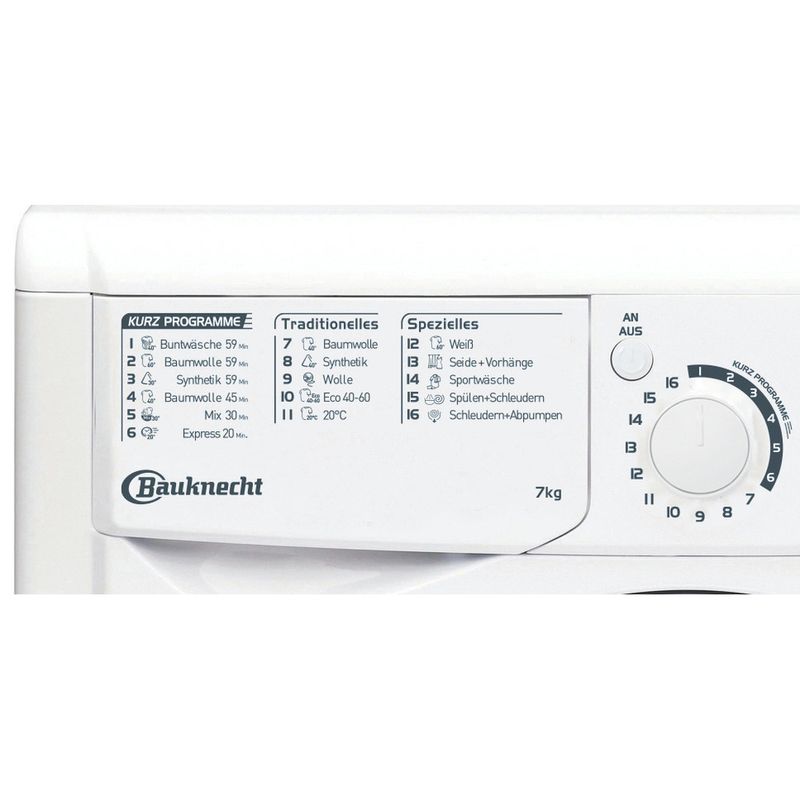 Bauknecht-Waschmaschine-Standgerat-WM-MT-7-IV-N-Weiss-Frontlader-E-Program