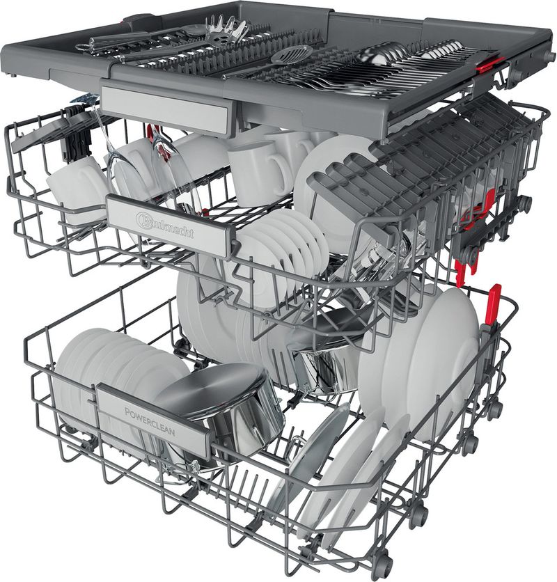 Bauknecht Dishwasher Standgerät BFP 5O41 PLT X Standgerät C Technical Translucent