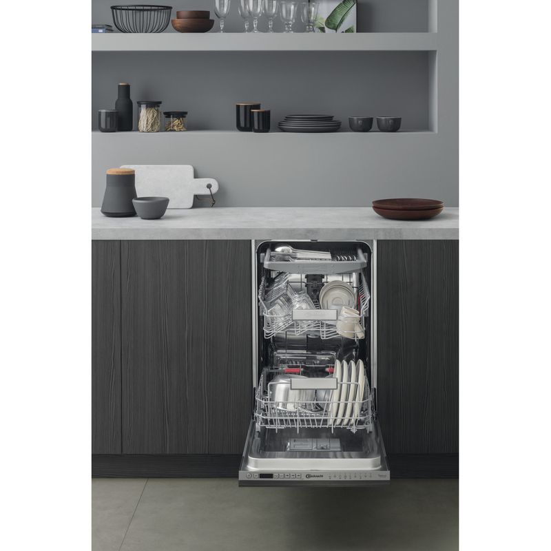 Bauknecht Dishwasher Einbaugerät BSUO 3O21 PF X Unterbau E Lifestyle frontal open