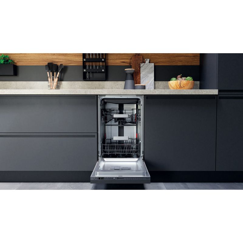 Bauknecht Dishwasher Einbaugerät BSIO 3O23 PFE X Vollintegriert (Lieferung ohne Möbelfront) E Lifestyle frontal open