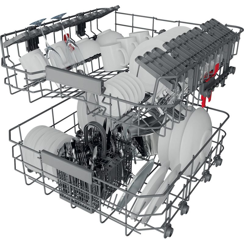 Bauknecht Dishwasher Einbaugerät OBB Ecostar 8460 Teilintegriert E Technical Translucent