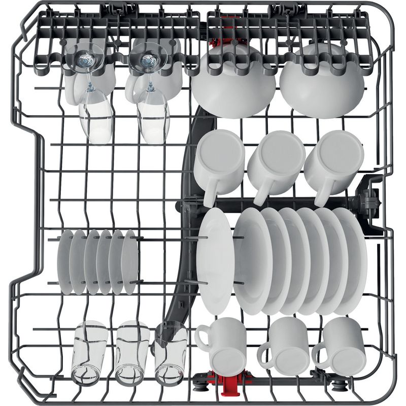 Bauknecht-Dishwasher-Einbaugerat-BRBE-2B19-X-Teilintegriert-F-Rack