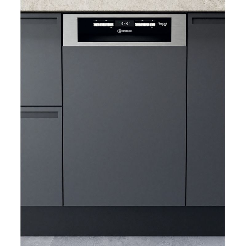 Bauknecht Dishwasher Einbaugerät BSBO 3O21 PF X Teilintegriert E Frontal