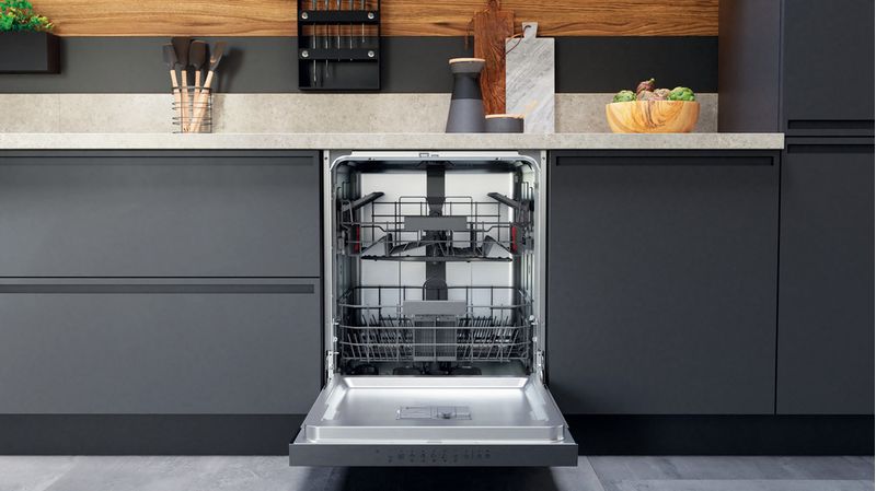 Bauknecht Dishwasher Einbaugerät IBBO 3C26 X Teilintegriert E Lifestyle frontal open