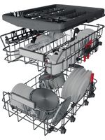 Bauknecht Dishwasher Einbaugerät BSIO 3O35 PFE X Vollintegriert (Lieferung ohne Möbelfront) D Technical Translucent