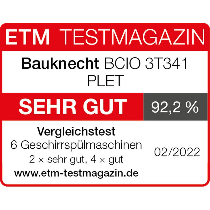 Bauknecht-Dishwasher-Einbaugerat-BCIO-3T341-PLET-Vollintegriert-C-Award