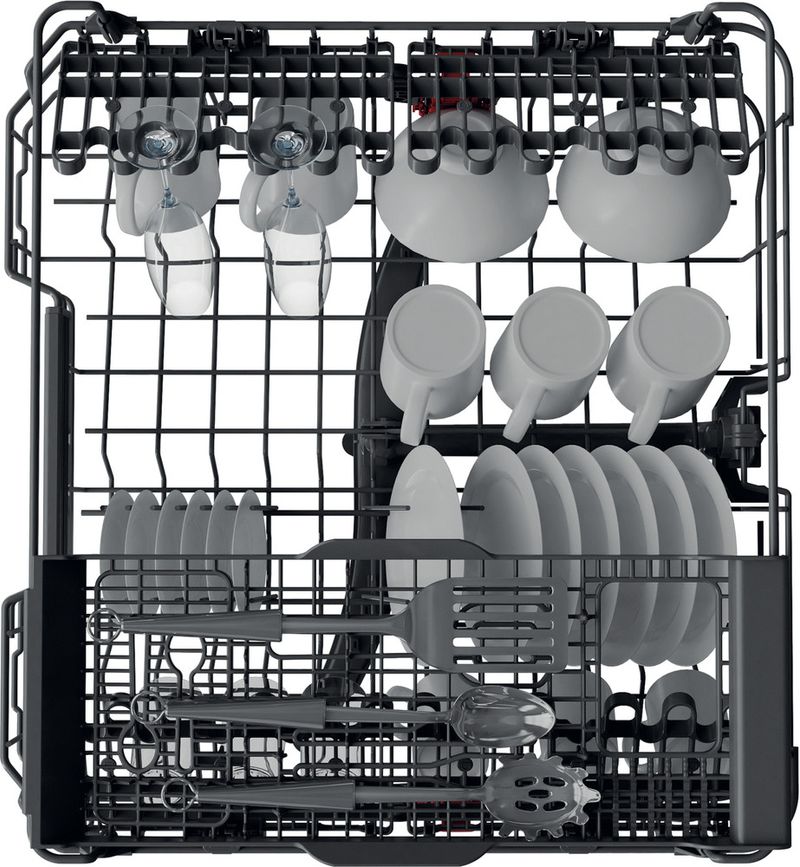 Bauknecht Dishwasher Einbaugerät BCIO 3C33 EC Vollintegriert (Lieferung ohne Möbelfront) D Rack