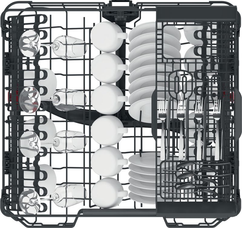 Bauknecht Dishwasher Einbaugerät BBO 3C33 C X Teilintegriert D Rack