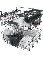 Bauknecht Dishwasher Einbaugerät BBO 3C33 C X Teilintegriert D Technical Translucent