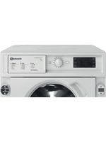 Bauknecht Waschmaschine Einbaugerät BI WMBG 71483E DE N Weiss Frontlader D Control panel