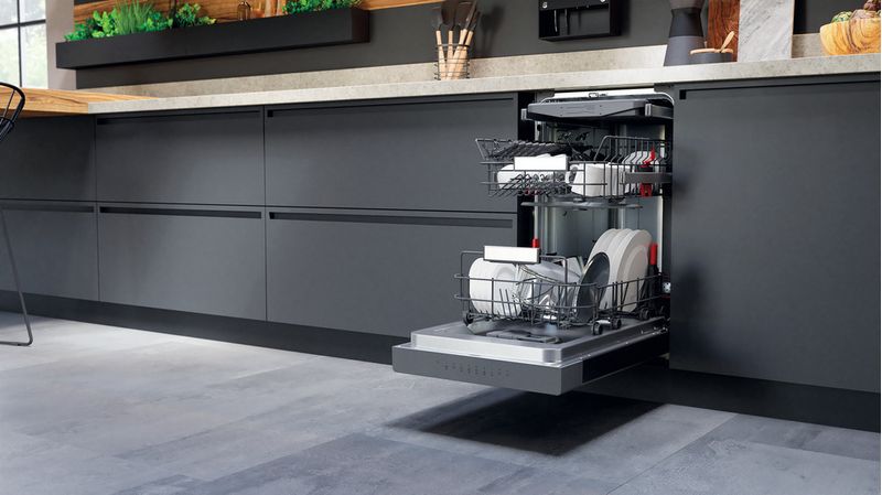 Bauknecht Dishwasher Einbaugerät BSUO 3O33 PF X Unterbau D Lifestyle perspective open