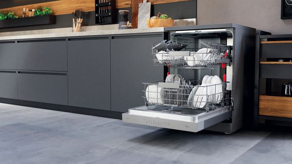 Bauknecht Dishwasher Standgerät BFO 3C33 P 6.5 X Standgerät D Lifestyle perspective open