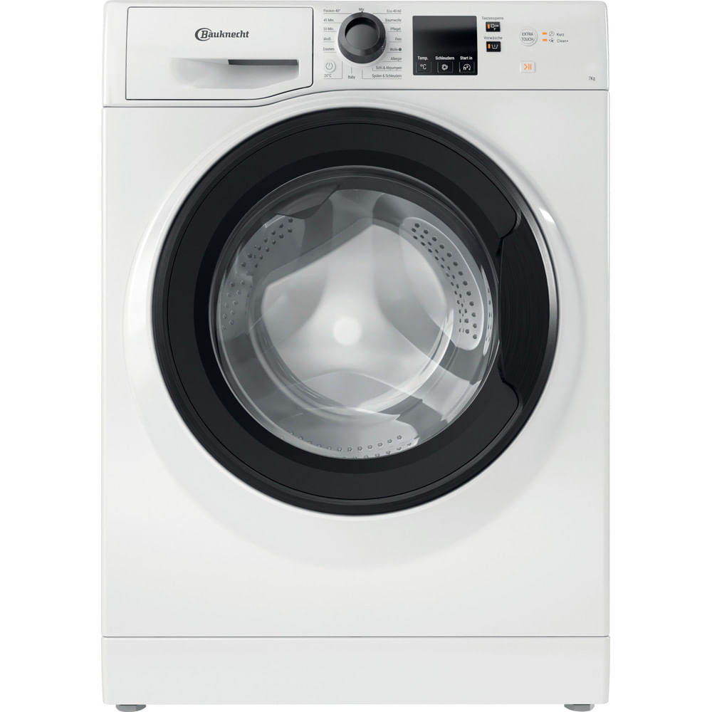 Entdecken Sie die geräumige Frontlader Waschmachine WM 7 M100 mit einem Fassungsvermögen von bis zu 7,0kg, mit effektivem Wasserschutzsystem & Kindersicherung.