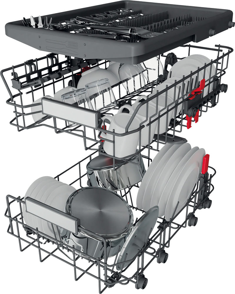 Bauknecht Dishwasher Einbaugerät BSUO 3O33 PF X Unterbau D Technical Translucent