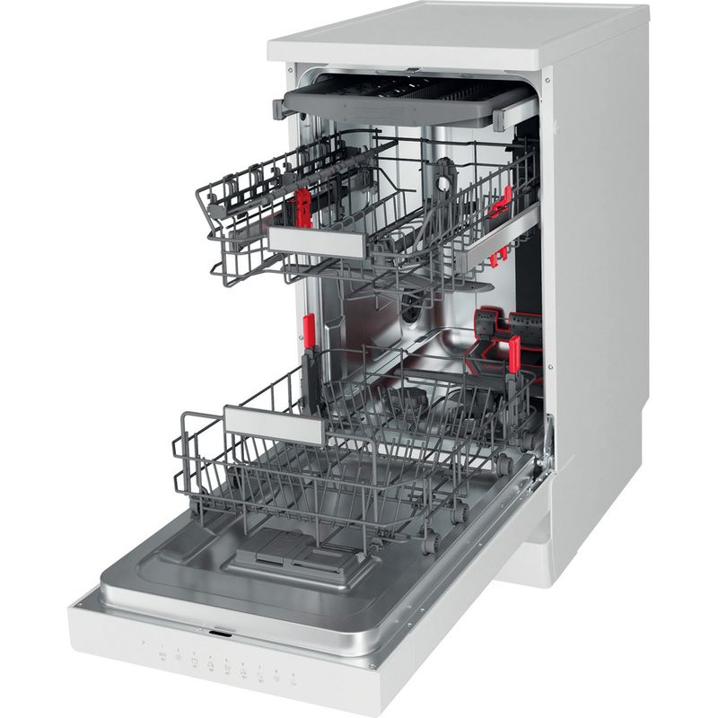 Bauknecht Dishwasher Standgerät BSFO 3O21 PF Standgerät E Perspective open